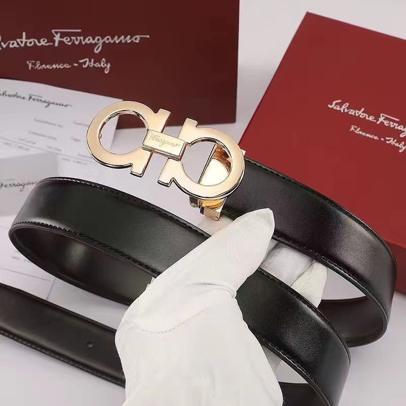 Plain gold buckle [clip buckle-gift box] / 105cm