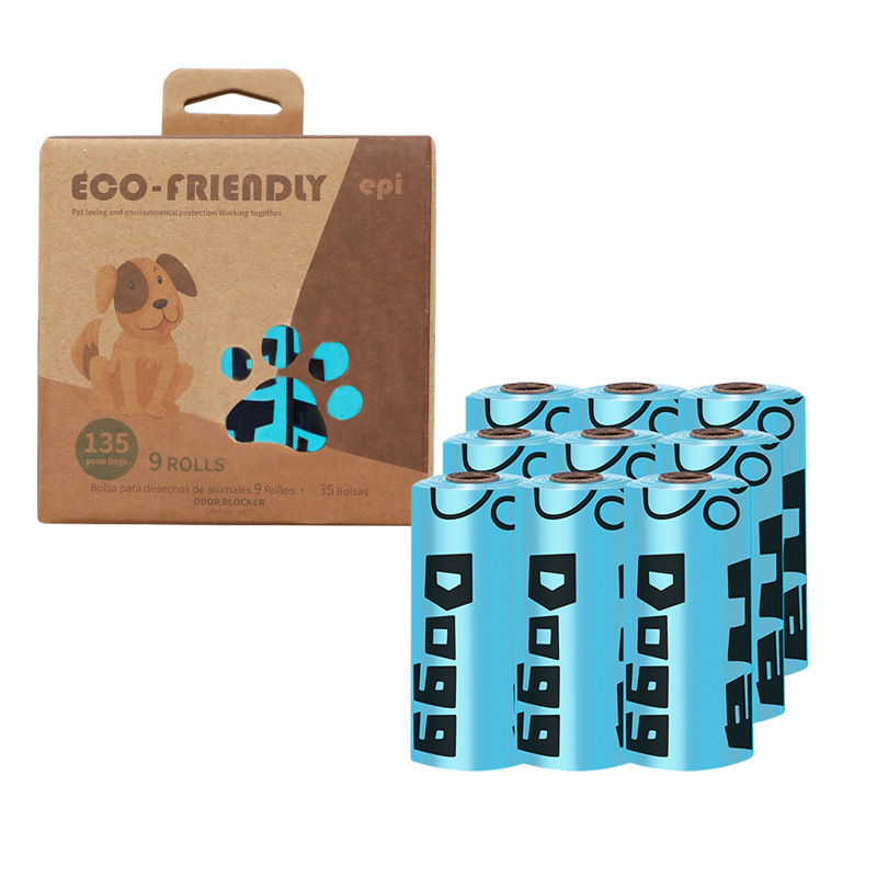 Cross-border Stock Wholesale 1.5 Silk Pet Waste Bags Boxed Poop Bags Epi Biodegradable Poop Pickup Bags display picture 2