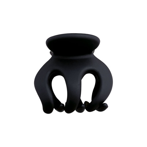 Black Acrylic Small Phone Clip High Ponytail Fixing Gadget Hair Clip for Women Rear Brain Shark Clip