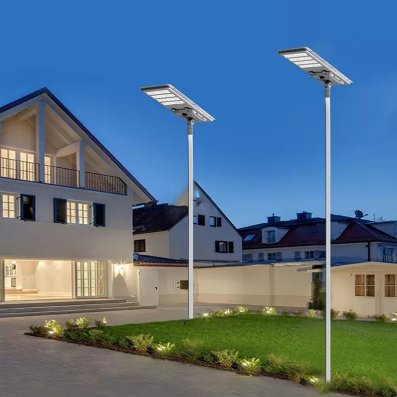 LED resalte módulo lámpara de calle ángulo ajustable interruptor de inducción lámpara solar al aire libre patio integrado lámpara de calle