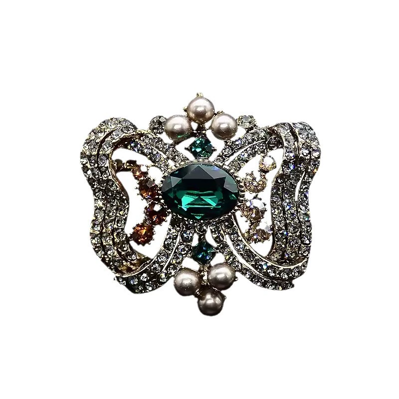 ПRetro high-end small design brooch, sophisticated pin with bow lapel pin, accessories, trend of season