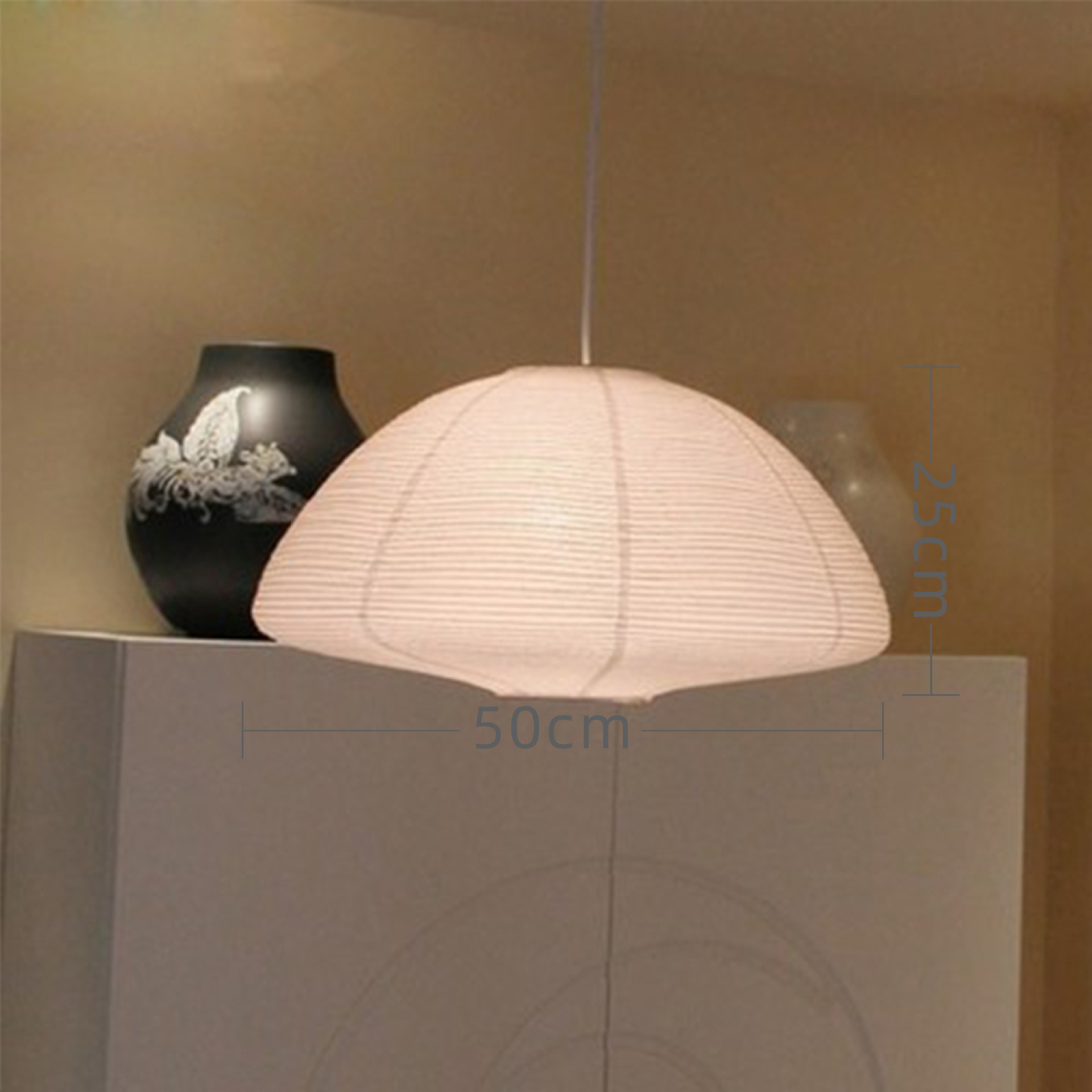 Faroles de papel, pantallas de papel, restaurante, casa de huéspedes, Isamu Noguchi, estilo japonés, decoración esférica, sala de estar, dormitorio, lámpara de papel, lámpara de araña