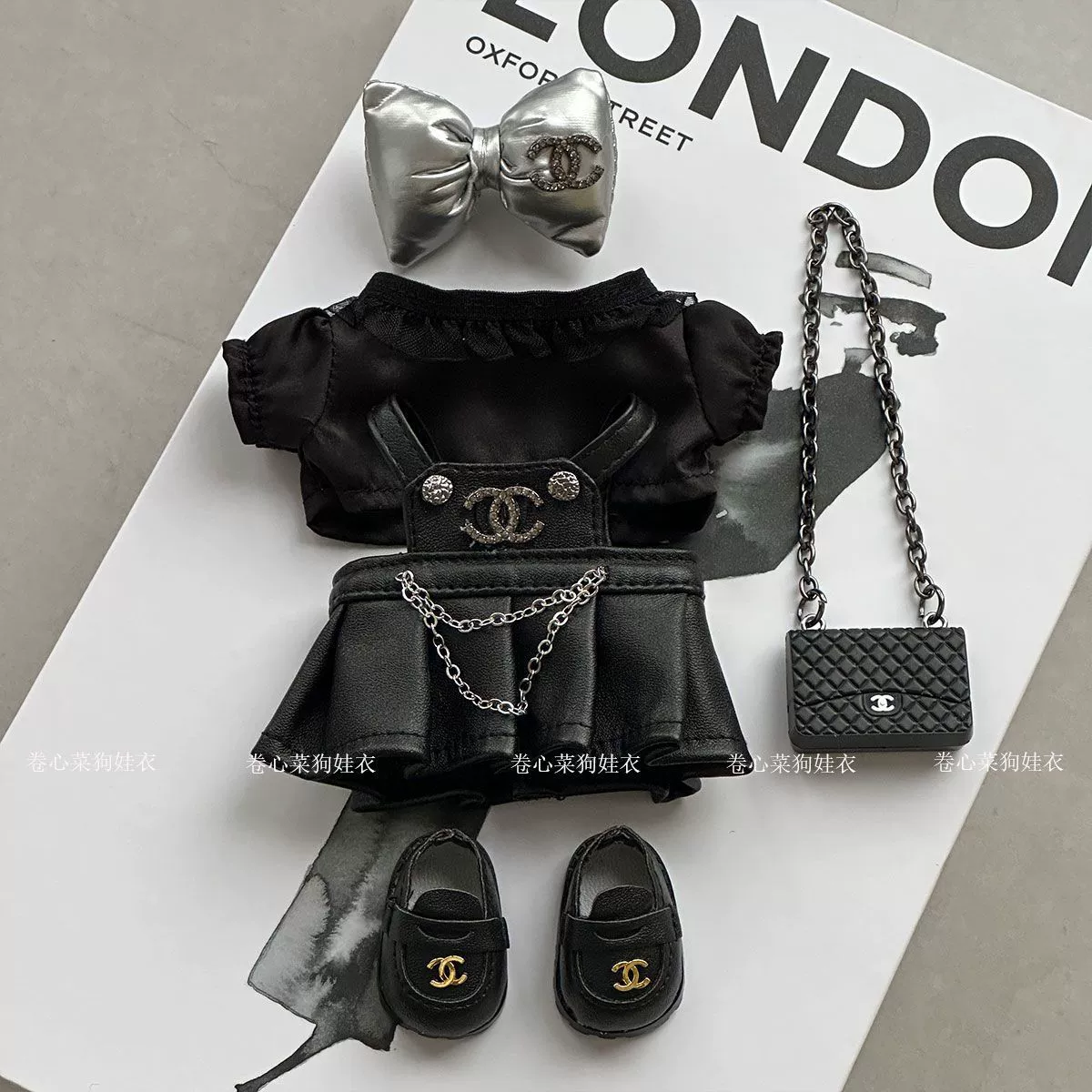 17 см Labubu одежда первого, второго и третьего поколения виниловая подвеска-слепой бокс маленькая ароматная юбка принцессы костюм из кожи колы