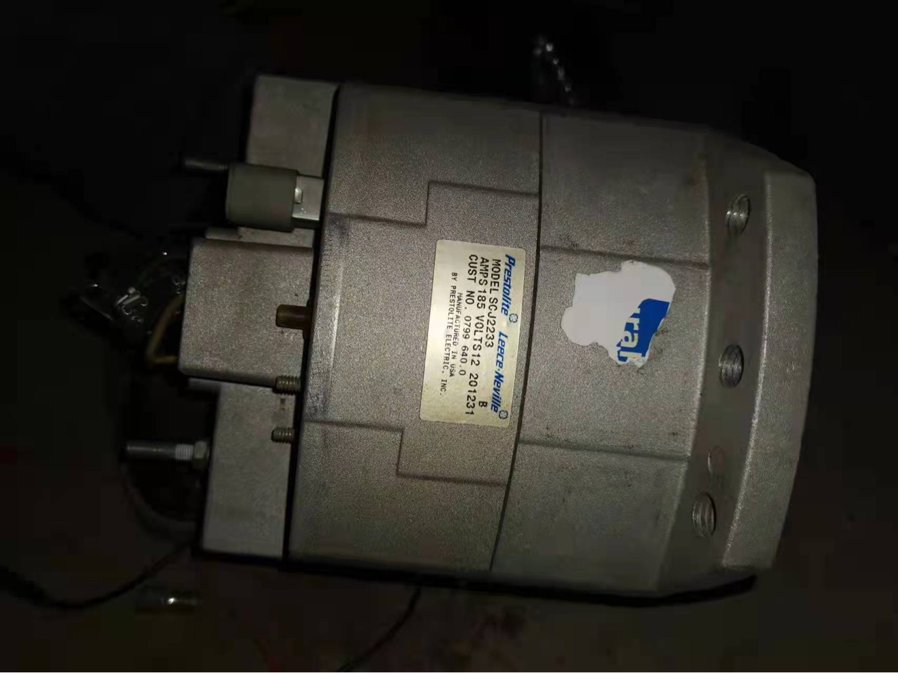 CLAAS Kele cotton collector generator SCJ2233 generator 07996400 generator 12V185A