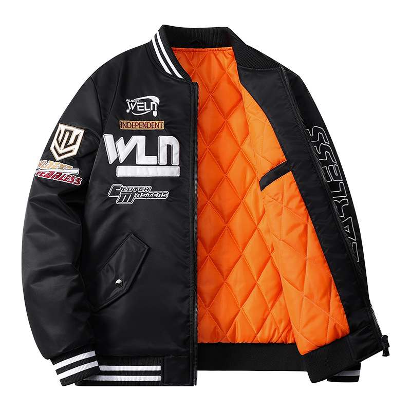 Men's Thick Cotton Pilot Jacket For Autumn And Winter Casual Style_voghion.com