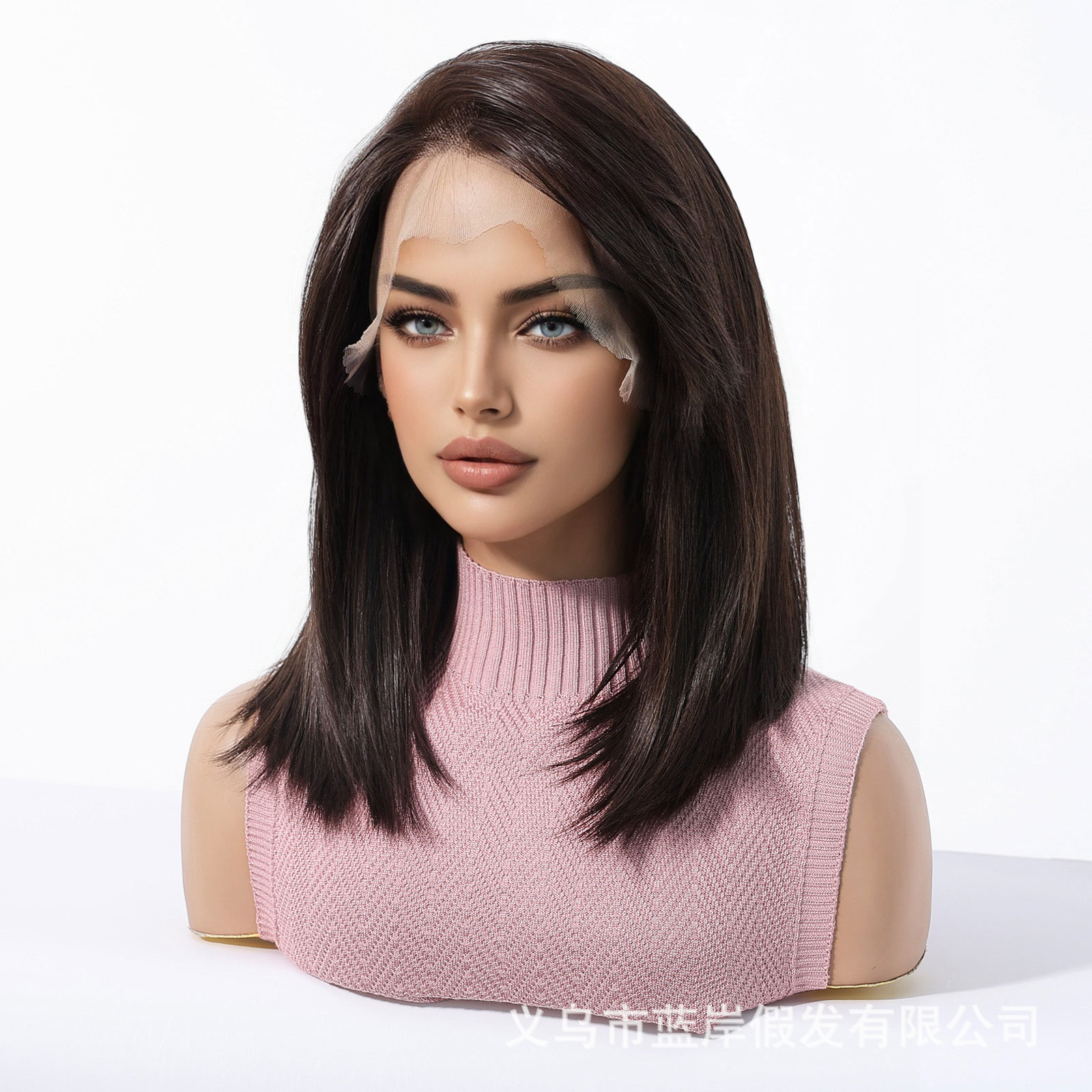 Nuevo 13*6 encaje de área grande con cubierta completa hasta los hombros negro marrón natural y realista seda mate de alta temperatura lace wig
