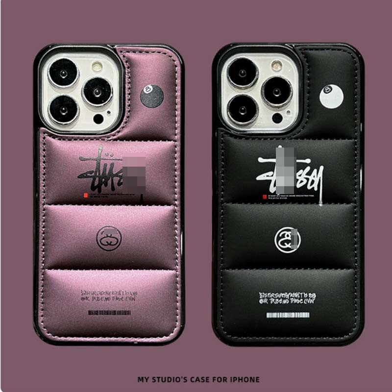 European and American fashion brand for iPhone16ProMax phone case Apple 15Pro fall/winter down jacket 14/13/12 European and American fashion brand for iPhone16ProMax phone case Apple 15Pro fall/winter down jacket 14/13/12