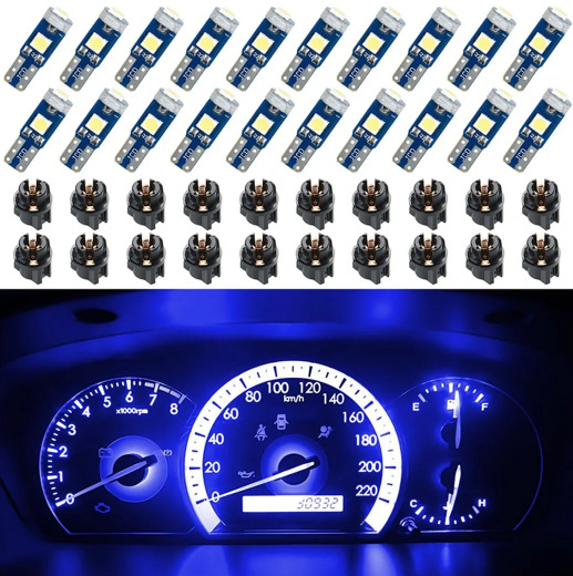 Car highlight T5 3030-3SMD instrument light set 10 20 50 100 pieces AliExpress Amazon