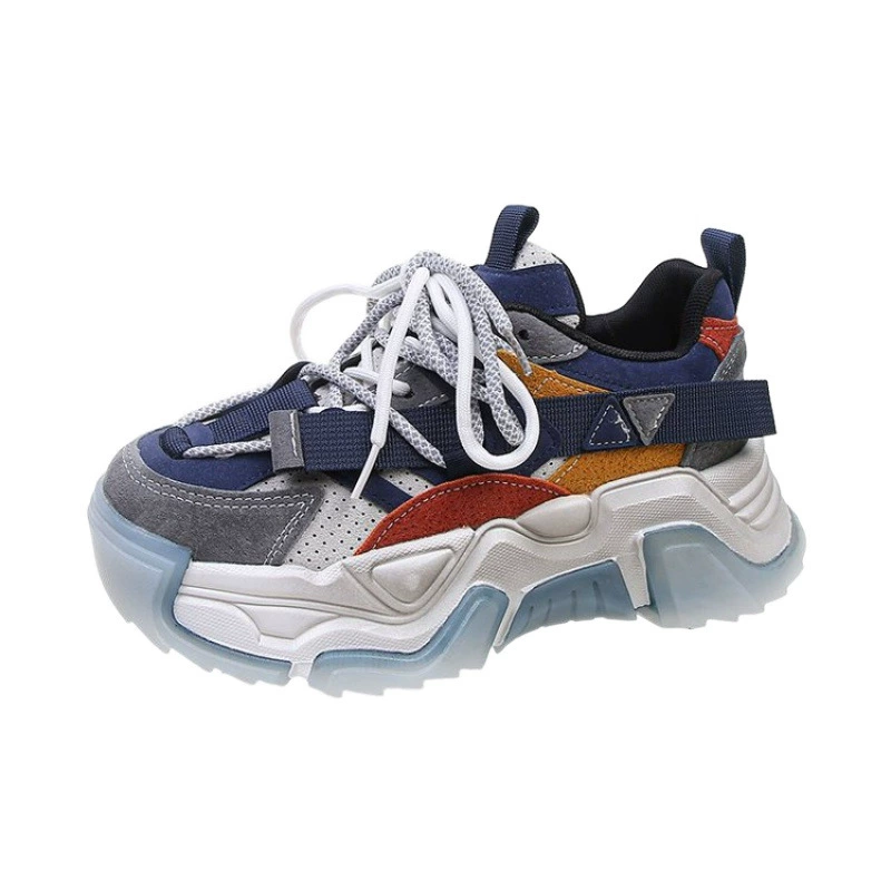 Обувь, высокие спортивные кроссовки платформа для отдыха, тренд сезона