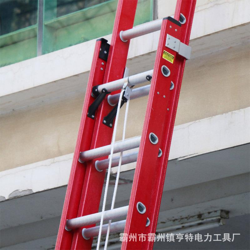 消防救援拉梯6米铝合金升降抽拉梯应急救援消防攀爬梯-阿里巴巴