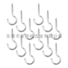 304ステンレス3*40羊眼輪フック、開口フック、閉口アイフック9字吊り輪、疑問符フック