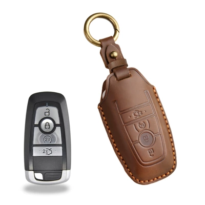 Suitable for Ford Focus Mondeo: Car key bag - 4-key-brown