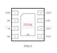 ETA1066D2I双通道 PMU 12V高效升压转换器芯  支持高达12V 的输出