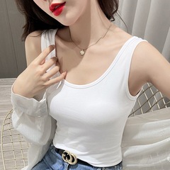 Women's Summer Thin Blouse Tank Top Short Sleeve Bodysuit Work Style Underwear Top Outerwear Comfortable Student Versatile
