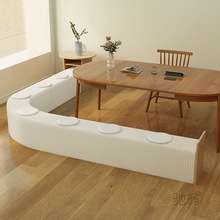 Ts风琴纸凳长凳子创意茶几凳折叠伸缩懒人沙发凳矮凳时尚客厅桌带