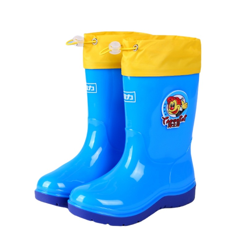 Zapatos de lluvia auténticos para niños, hombres y niños, zapatos de lluvia para niños mayores, antideslizantes, impermeables y resistentes al desgaste, zapatos de agua para estudiantes, mujeres
