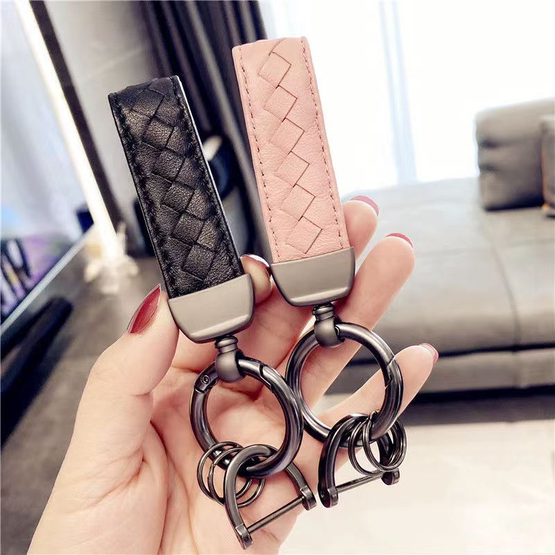 Simple Style Rhombus Pu Leather Zinc Alloy Women's Bag Pendant Keychain display picture 2