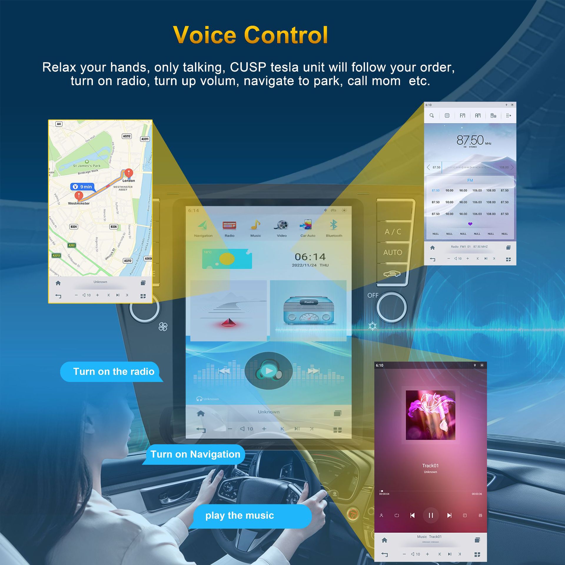 Car Audio Navigation GPS Android for Skoda Superb 2008-2015