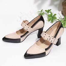 V 75589 Pointed Toe Buckle Heels ���^��߸�Ь �羳�W��