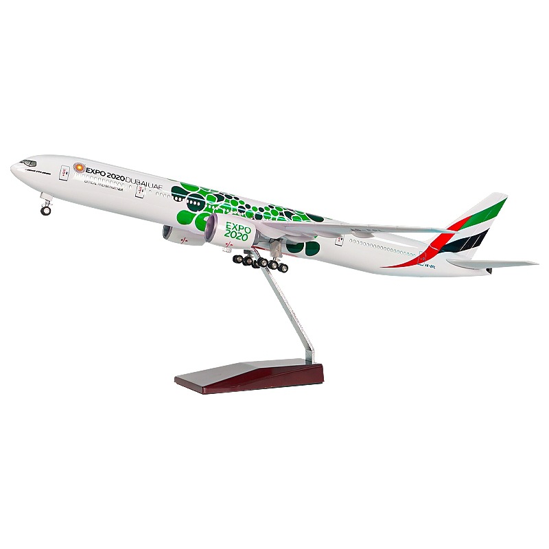Emirates Scale 1:160 46cm A380 Emirates Modelo de avión de simulación ligera