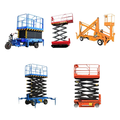 Aerial work platform, telescopic electric hydraulic mobile lift, small self-propelled lifting vehicle (Avtomobil fırlanan platformaları) - 4-16m-regular-booking