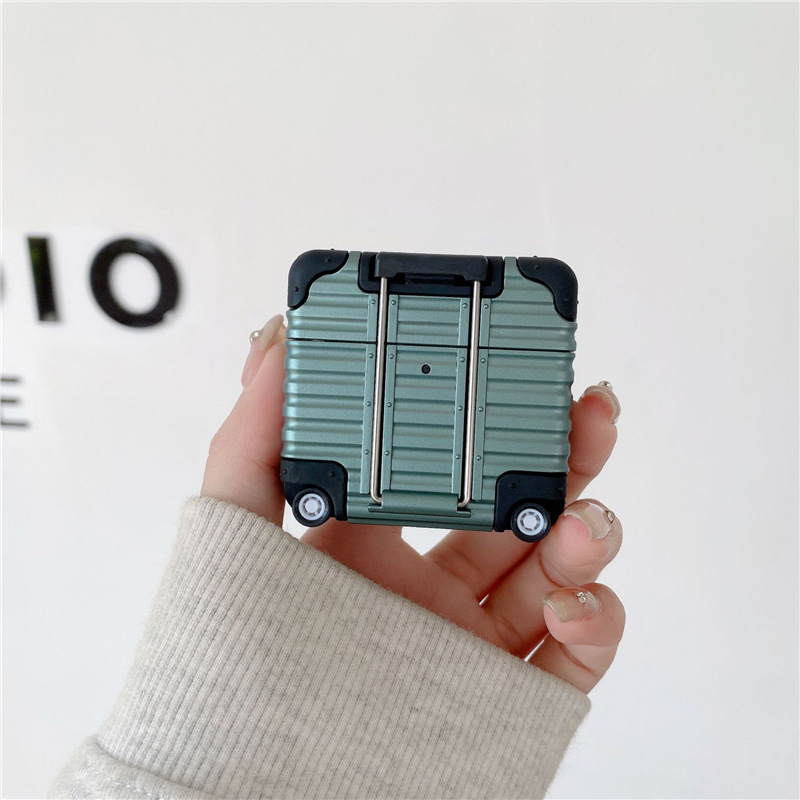适用苹果蓝牙耳机套适用airpods 4保护套pro防摔保护行李箱耳机壳|undefined