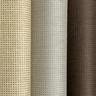 ✅ Natural Bamboo Pattern Burlap Cabinet Door Material Ceiling Decoration Simple Background Wall Panel Chinese Furniture Straw Weaving