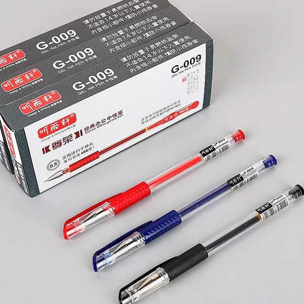 Tingyuxuan 009 gel pen 0.5mm bullet student office carbon pen signature pen pen test water pen