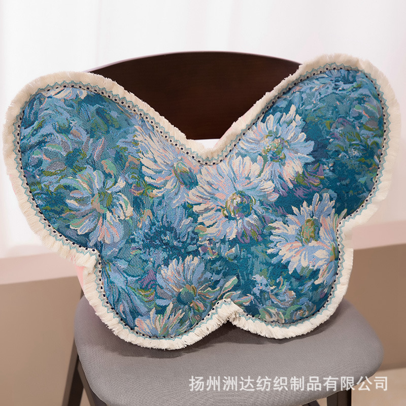 ins mariposa forma alienígena almohada de abrazo sala de estar sofá cintura contra la atmósfera americana contra la almohada ventana decoración regalos para chicas