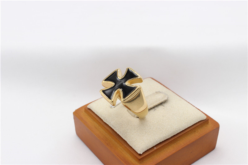 13g Weight Rings Classification 13, 7, 8 Ring Size 1 Piece Quantity Holiday, Street Occasion Titanium Steel Material Cross Pattern Men's Gender Vintage Style, Punk Style Vintage Style Punk Cross Titanium Steel Men's Rings 7