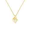 Design universal pendant, necklace stainless steel, accessory, light luxury style, trend of season, 18 carat