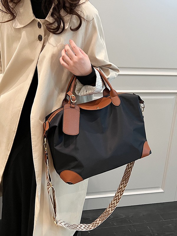 Bolsa de viaje de gran capacidad, mujer nueva Oxford color de lujo ligero viaje diario mochila de hombro