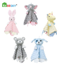 婴儿可爱卡通动物硅胶泡泡安抚巾磨牙可啃咬安抚巾厂家现货批发