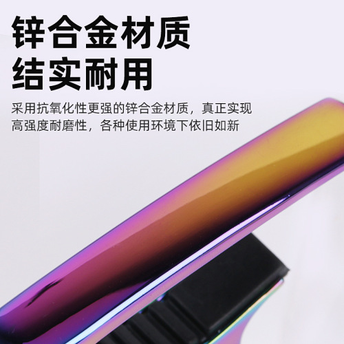 Wonderful folk guitar colorful metal capo zinc alloy nail-shifting two-in-one capo capo