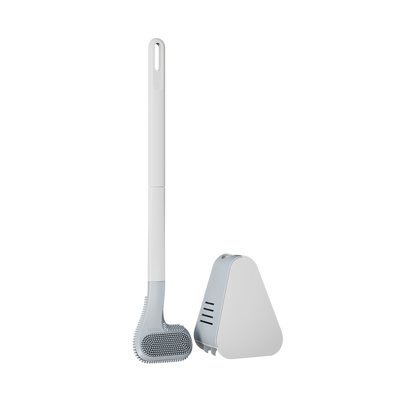 Barra desmontable de golf de goma suave cepillo de inodoro hogar multifunción cepillo de limpieza cepillo de inodoro sin ángulo muerto traje de cepillo de inodoro