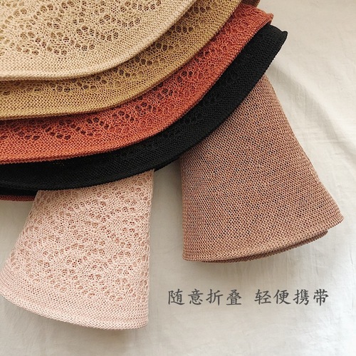 Double-sided fisherman hat, versatile thin breathable summer sun hat for women, Korean style, sunshade and sunscreen hat, foldable, UV protection