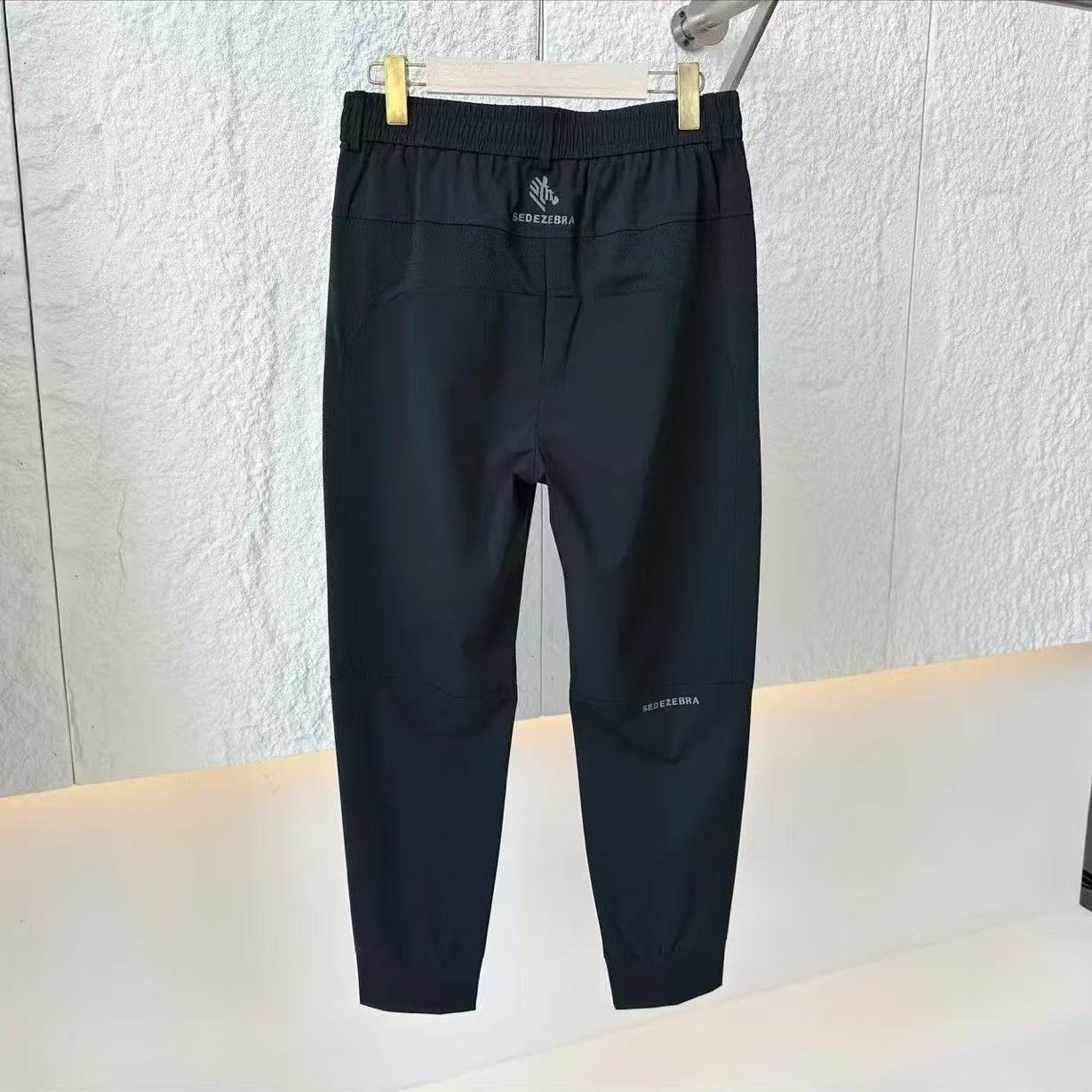 2025 Men's Spring and Summer New Ultra-thin Breathing Mesh All-match Fashion Sports Loose Trendy Breathable Casual Pants