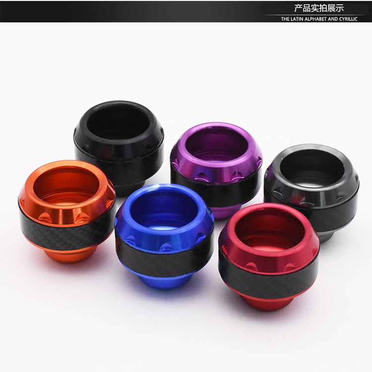 Motocicleta Coche eléctrico Modificación Rueda delantera Taza anti-caída Aleación de aluminio Maverick No. 9 Taza de la horquilla delantera de absorción de impactos Little Ninja Universal