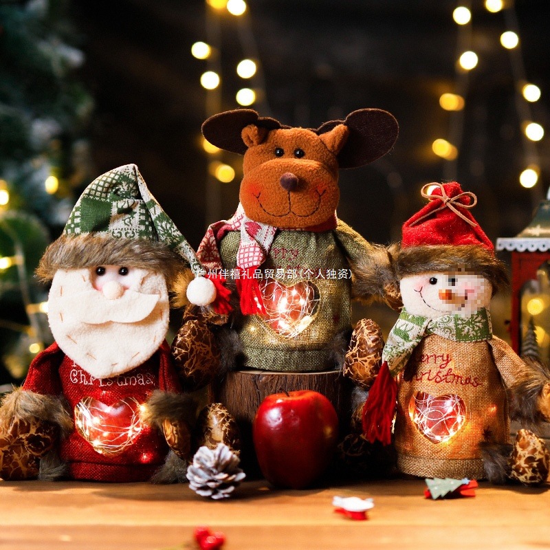 圣诞节平安夜苹果袋包装袋幼儿园糖果礼品袋网红儿童男女朋友礼物