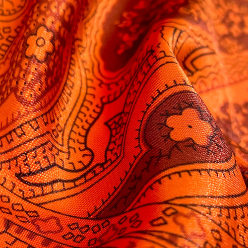 22 New Cashew Print Simulated Silk Scarf Women's European and American 90*90 Square Scarf Women's Fashion Single Product Shawl Supply Batch