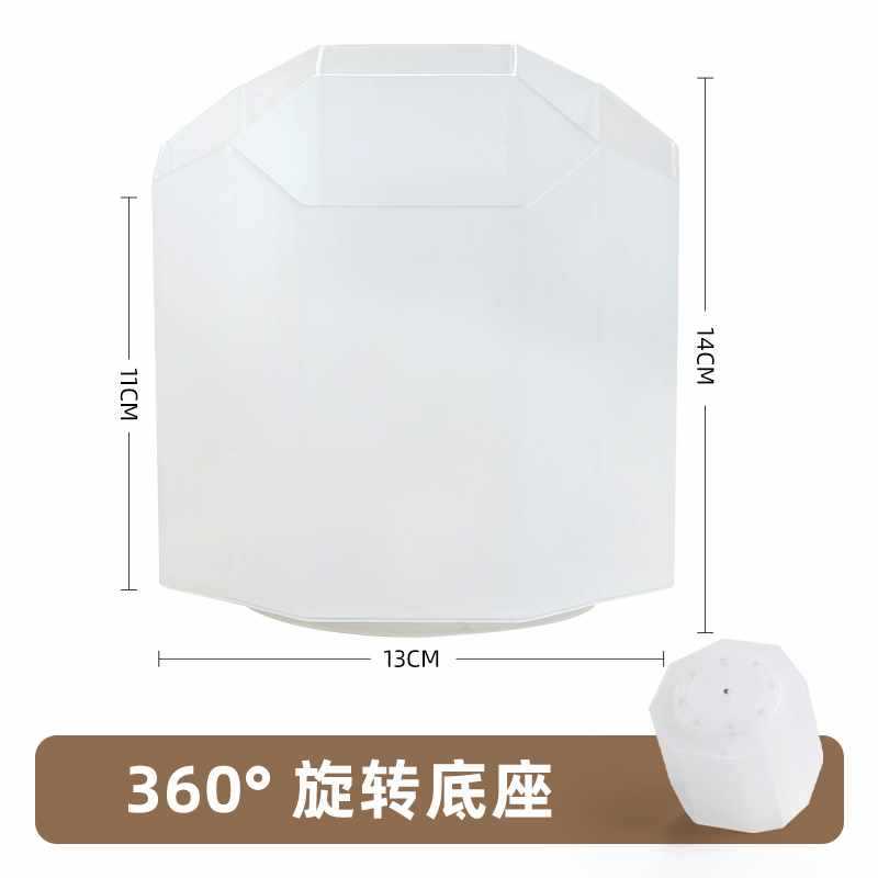 2세대 회전식 연필꽂이 - 투명 - 5칸 회전형