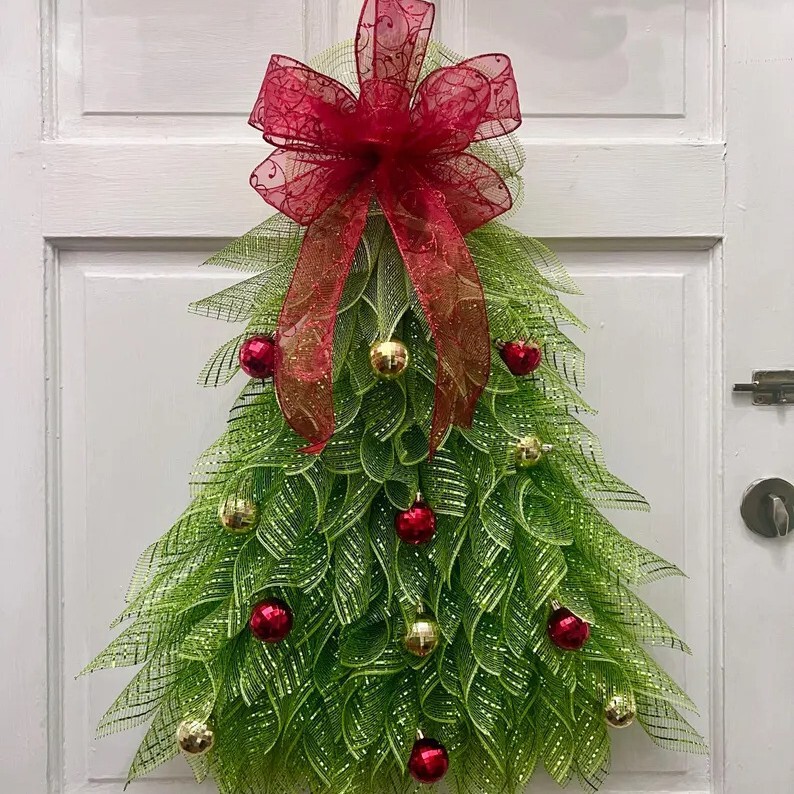 クリスマス装飾クリスマスツリー花輪手作りシミュレーションクリスマス花輪ショーウインドー道具配置ドア掛け装飾品|undefined