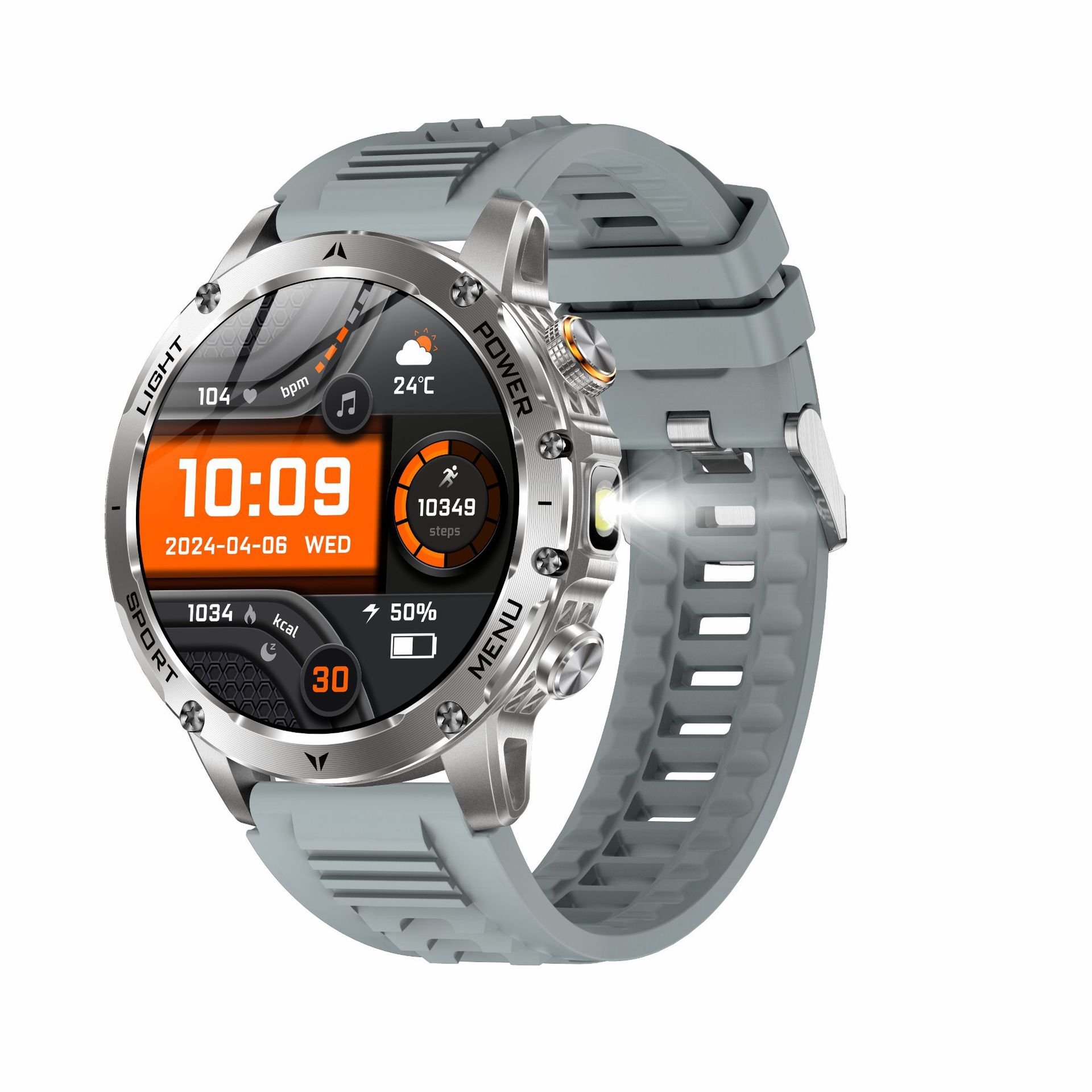 Cross-Border New Model Ak87 Smart Watch Hd Bluetooth Call Outdoor Sports Health Monitoring Men's Watch Wholesale