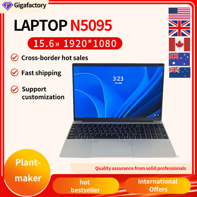 15.6inch Lightweight Office Laptop Wholesale N5095 Laptop. High-Definition, Lightweight, Portable Notebook Computer