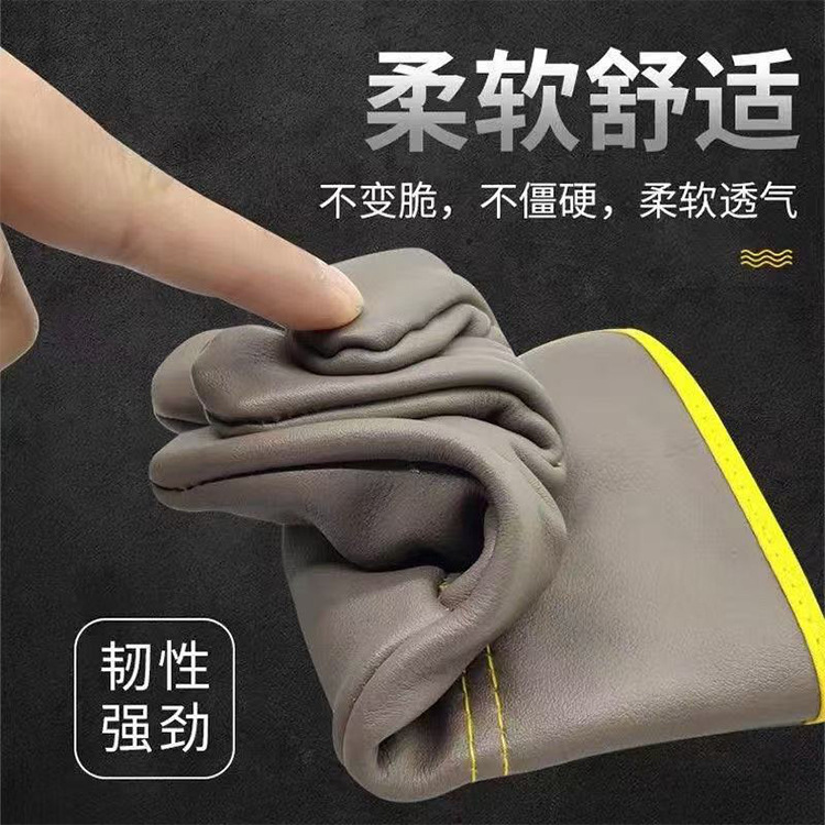 电焊手套隔油工地耐脏全劳保皮手套机械加厚电焊工防滑隔热耐高温|undefined