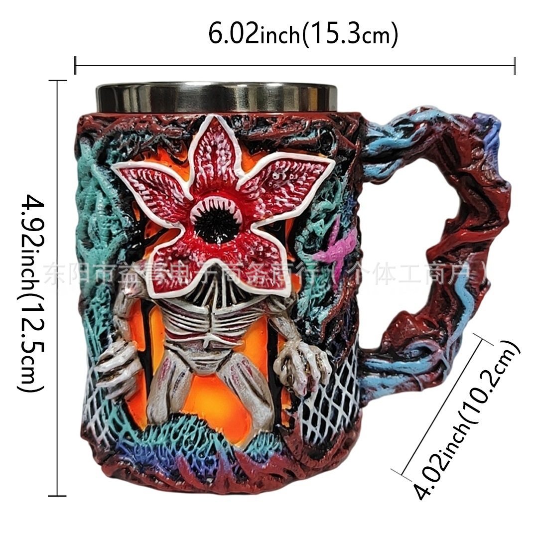 Cross-border Dual Dragon Collector 's Mug Retro Caza de perro Duck Coffee Mug Hunter