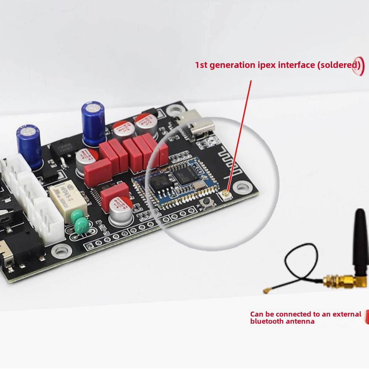 Блютуз-декодирующая плата (Qualcomm) LA02, QCC5125, Bluetooth 5.1, aptX LDAC