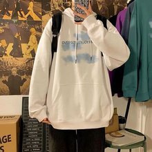 男士连帽卫衣宽松韩版潮流情侣装秋春夏加绒加厚外套学生