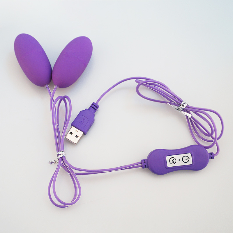 USB double jumping egg purple