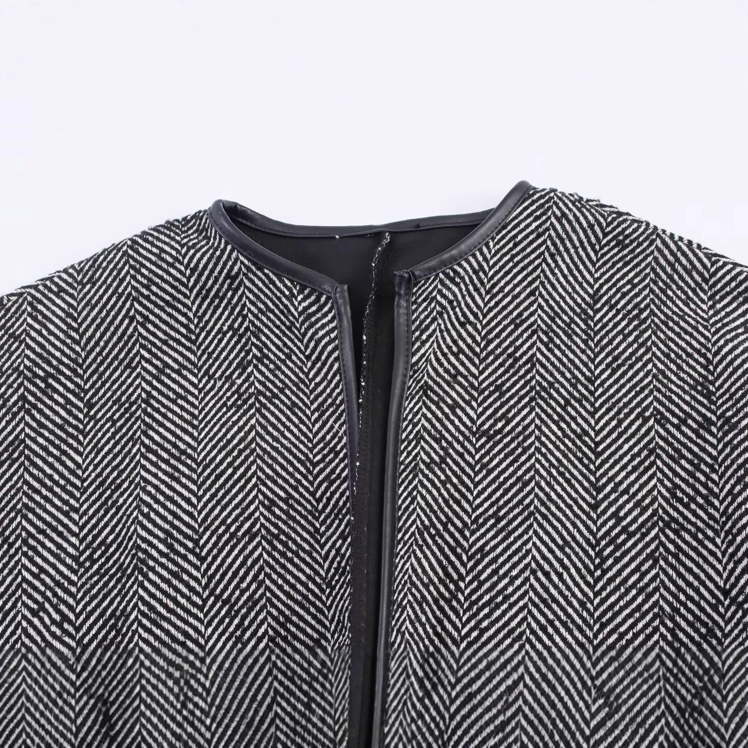 British Style Fashionable Temperament Lace Waist Design Mid-length Coat